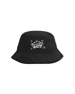 Fischerhut "RINSCHI Logo" schwarz
