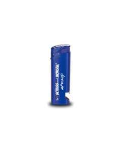 Feuerzeug "ICH SCHEIß AUF MORGEN" blau