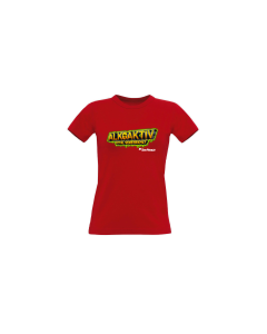 Girly-Shirt "ALKOAKTIV" rot