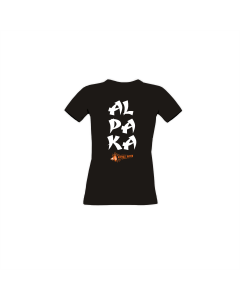 Girly-Shirt "ALPAKA" schwarz