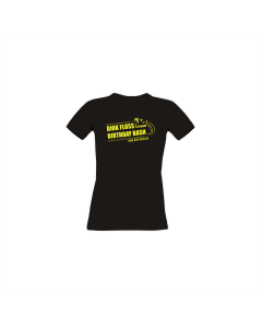 Girly-Shirt "BIRTHDAY BASH" schwarz