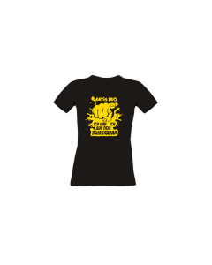 Girly-Shirt "BUMSRADAR" schwarz