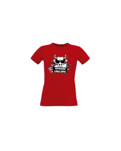 Girly-Shirt "DOPPELHORN" rot