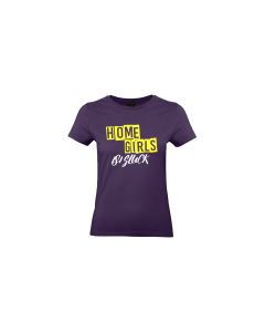 Girly-Shirt "HOMEGIRLS" schwarz