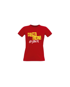 Girly-Shirt "HOMEGIRLS" rot