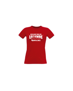 Girly-Shirt "LEGENDE" rot