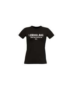 Girly-Shirt "LEBENSLANG" schwarz