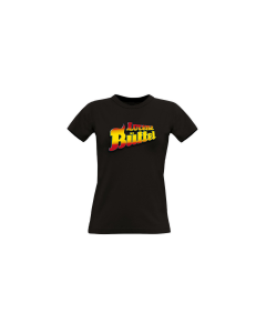 Girly-Shirt "LORENZ BÜFFEL Logo" schwarz