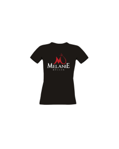 Girly-Shirt  "MELANIE MÜLLER Logo" schwarz