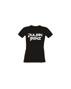Girly-Shirt "JULIAN BENZ Logo" schwarz