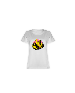 Girly-Shirt "ISI GLÜCK Logo" weiß