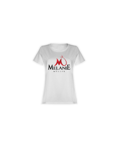 Girly-Shirt "MELANIE MÜLLER Logo" weiß