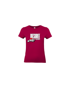Girly-Shirt "DESIREE HANSEN Logo" sorbet