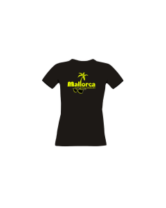 Girly-Shirt "MALLORCA - IS. BALEARES" schwarz