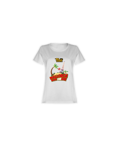Girly-Shirt "MALLORCA MON AMOUR" weiß