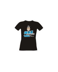 Girly-Shirt "OH LE LE" schwarz