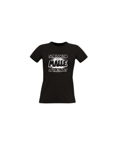 Girly-Shirt "TRETBOOT" schwarz