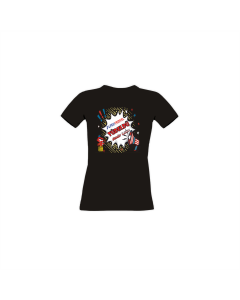 Girly-Shirt "TÜDELDÜ" schwarz