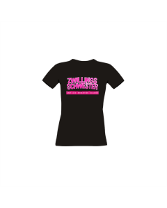 Girly-Shirt "ZWILLINGSSCHWESTER" schwarz