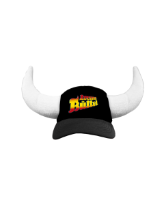 Hörner-Cap „LORENZ BÜFFEL Logo" schwarz