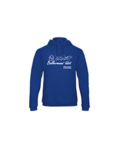Kapuzen Sweat-Shirt "BALLERMANN® IDIOT" blau