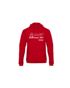 Kapuzen Sweat-Shirt "BALLERMANN® IDIOT" rot