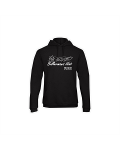 Kapuzen Sweat-Shirt "BALLERMANN® IDIOT" schwarz