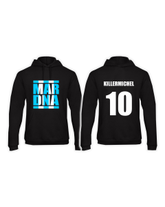 Kapuzen Sweat-Shirt "KILLERMICHEL 10" schwarz