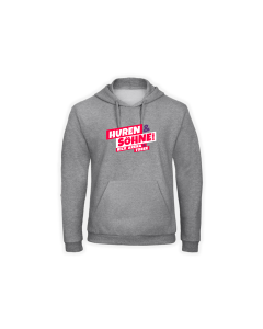 Kapuzen Sweat-Shirt "HUREN & SÖHNE GMBH" grau