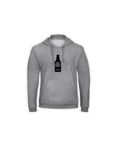 Kapuzen Sweat-Shirt "ICH LIEBE DICH" grau