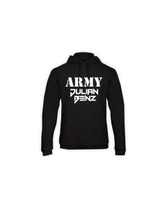 Kapuzen Sweat-Shirt "JULIAN BENZ ARMY" schwarz
