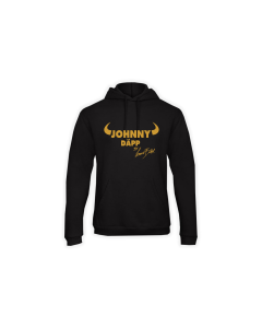 Kapuzen Sweat-Shirt „JOHNNY DÄPP” Logo gold