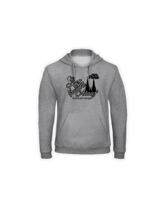 Kapuzen Sweat-Shirt "KÖLLE ALAAF" grau
