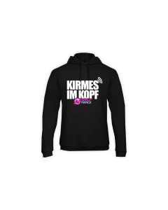 Kapuzen Sweat-Shirt "KIRMES IM KOPF" schwarz