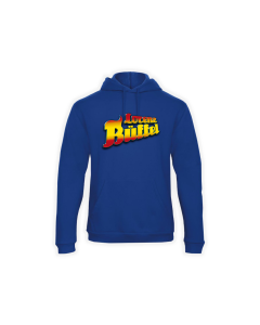 Kapuzen Sweat-Shirt "LORENZ BÜFFEL Logo" blau