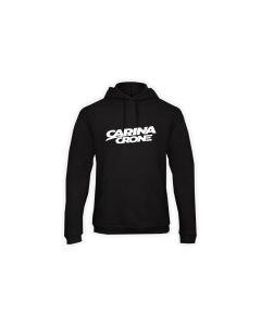 Kapuzen Sweat-Shirt "CARINA CRONE Logo" schwarz