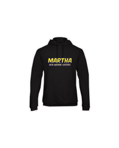 Kapuzen Sweat-Shirt "MARTHA - Ich werde Vater" schwarz