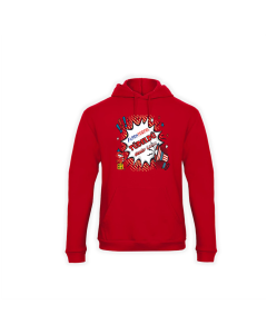 Kapuzen Sweat-Shirt "TÜDELDÜ" rot