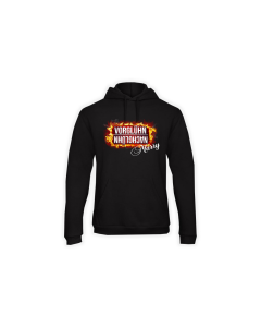 Kapuzen Sweat-Shirt "VORGLÜHN NACHGLÜHN" schwarz