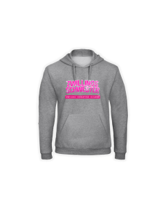 Kapuzen Sweat-Shirt "ZWILLINGSSCHWESTER" grau