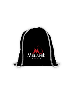 Stoffbeutel "MELANIE MÜLLER Logo" schwarz
