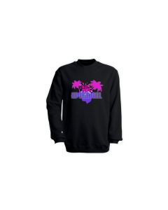 Sweat-Shirt "AUF DIESER INSEL" schwarz
