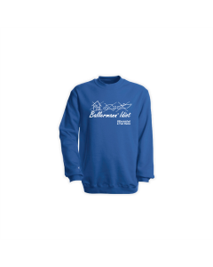 Sweat-Shirt "BALLERMANN® IDIOT" blau