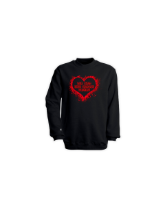 Sweat-Shirt "WIR SIND EINE GROSSE FAMILIE" schwarz