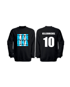 Sweat-Shirt "KILLERMICHEL 10" schwarz