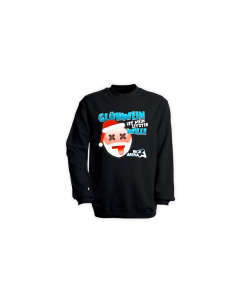 Sweat-Shirt "GLÜHWEIN IST MEIN LETZTER WILLE" schwarz