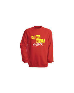 Sweat-Shirt "HOMEGIRLS" rot