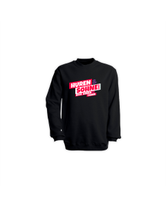 Sweat-Shirt "HUREN & SÖHNE GMBH" schwarz