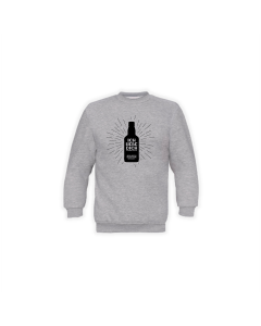 Sweat-Shirt "ICH LIEBE DICH" grau