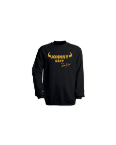 Sweat-Shirt „JOHNNY DÄPP” Logo gold
